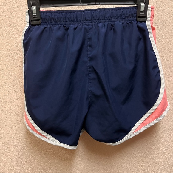 Nike Dri-Fit Navy Blue & Pink Mesh Lined Tempo Running Shorts XS - Picture 4 of 5